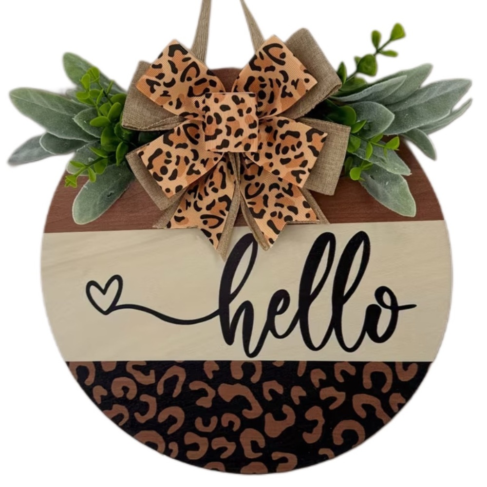 Hello Welcome Door Sign